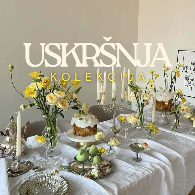 Stigla je nova uskršnja i prolećna kolekcija – puna boja, svežine i malih stvari koje donose proleće u svaki dan. Od cegera i aksesoara do dekoracije i unikatnih komada, pronađi nešto što će uneti prolećnu energiju u tvoj stil i dom.