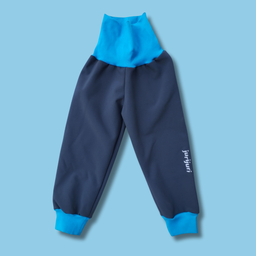 softshell pantalone za decu sa plavim renderom