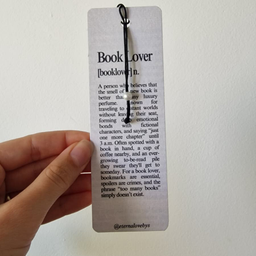 Bookmark "Book Lover" – definicija i perlica