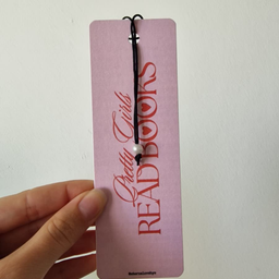 Bookmark "Pretty Girls Read Books" – roze i perlica