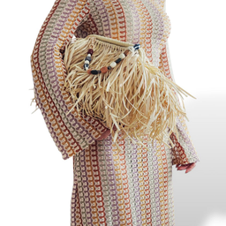 clutch torba od rafije