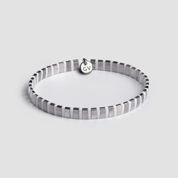 Essential belo srebrna narukvica 4