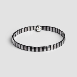 Essential crno srebrna narukvica 4