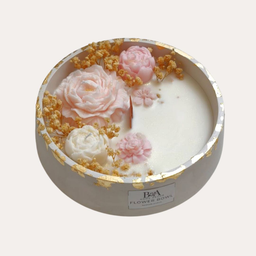 Peonia Flower Bowl B&A Decor unikatna sveca