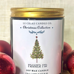 Fraiser Fir mirisna sveća iz Noël Enchanté božićne kolekcije – Le Chéri Candle Co