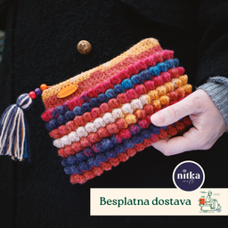 heklana neseser torbica-crvena sarena