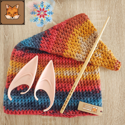 Ručno Heklana Zimska Kapa Za Vilenjakinje - Foxwise Mudra Lija - Vila 4