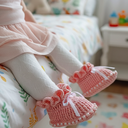 Čizmica patofne od pamuka za decu