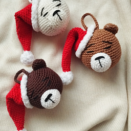 Heklani novogodišnji ukras meda