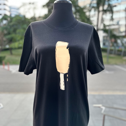 Zlatni sladoled. Majica od 100% pamuka.