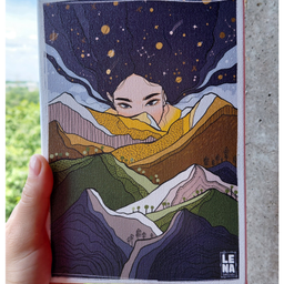 Majka priroda, print 1 - umetnički print na platnu