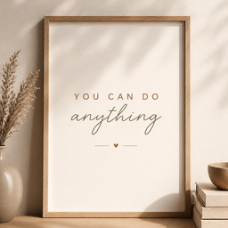 Motivacioni poster "You Can Do Anything"