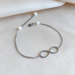 001. Narukvica beskonačnost, dupli lanac i biseri