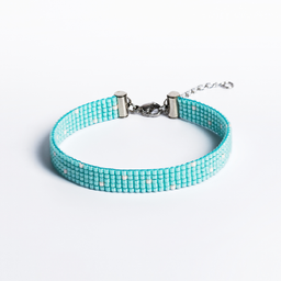 Narukvica STAR high shine light blue Good Vibes Miyuki perlice