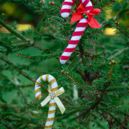 Novogodišnji ukrasi, zlatni i crveni, ručni rad