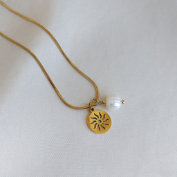 001. ogrlica okruglo sunce i biser