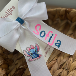 Personalizovana mašna sa motivom Stitcha