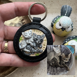 Personalizovani portret sa dva ljubimca