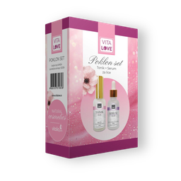 Poklon set za lice/Serum za lice + Tonik za lice Ruža