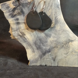 Drvene minđuše od abonosa