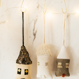 Set od tri kućice Golden Winter Village 