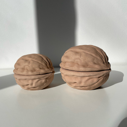 betonske sveće: u obliku oraha