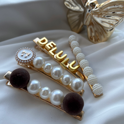 Set šmala za kosu(braon detalji), personalizovano