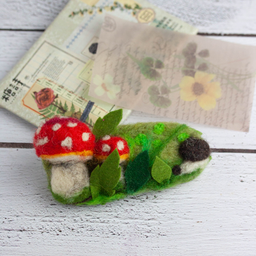 Šnala za kosu od prirodne vune