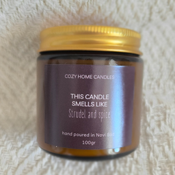 Strudel and spice sveća u teglici 