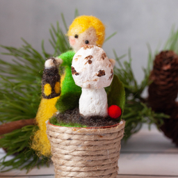 Šumska vila sa fenjerom, kućna dekoracija