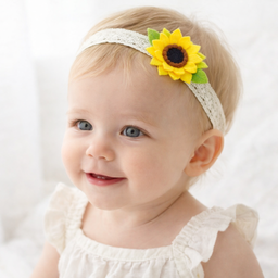 trakica za kosu, suncokret