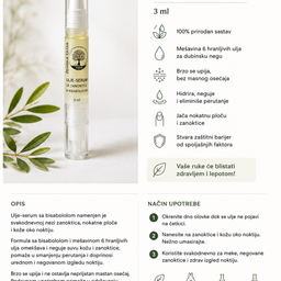 Ulje-serum za zanoktice sa bisabololom – 3 ml
