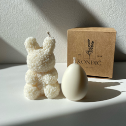 Uskršnji poklon set sa dve sveće