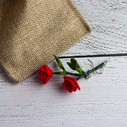 viseće minđuše-ruže