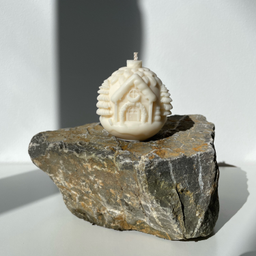 1 sveća - novogodišnja kugla